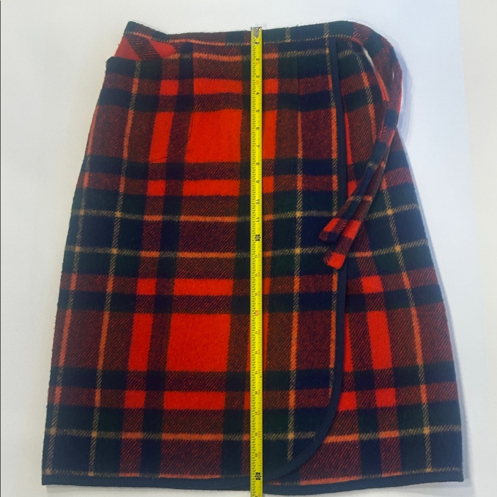 Knockabouts by Pendleton Red and Green Plaid A-Line Skirt - Picture 7 of 9
